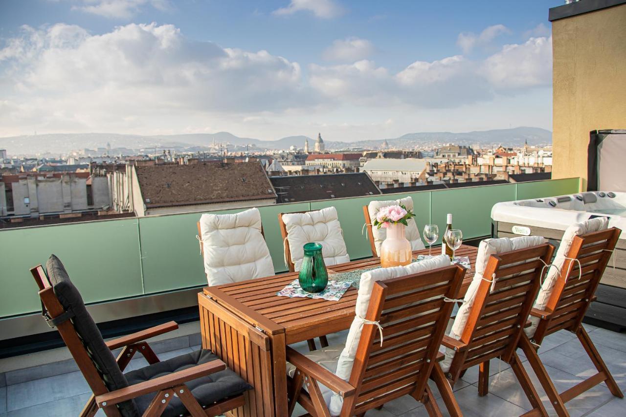 부다페스트 Centropolitan Penthouse #Jacuzzi #Freeparking 아파트 외부 사진