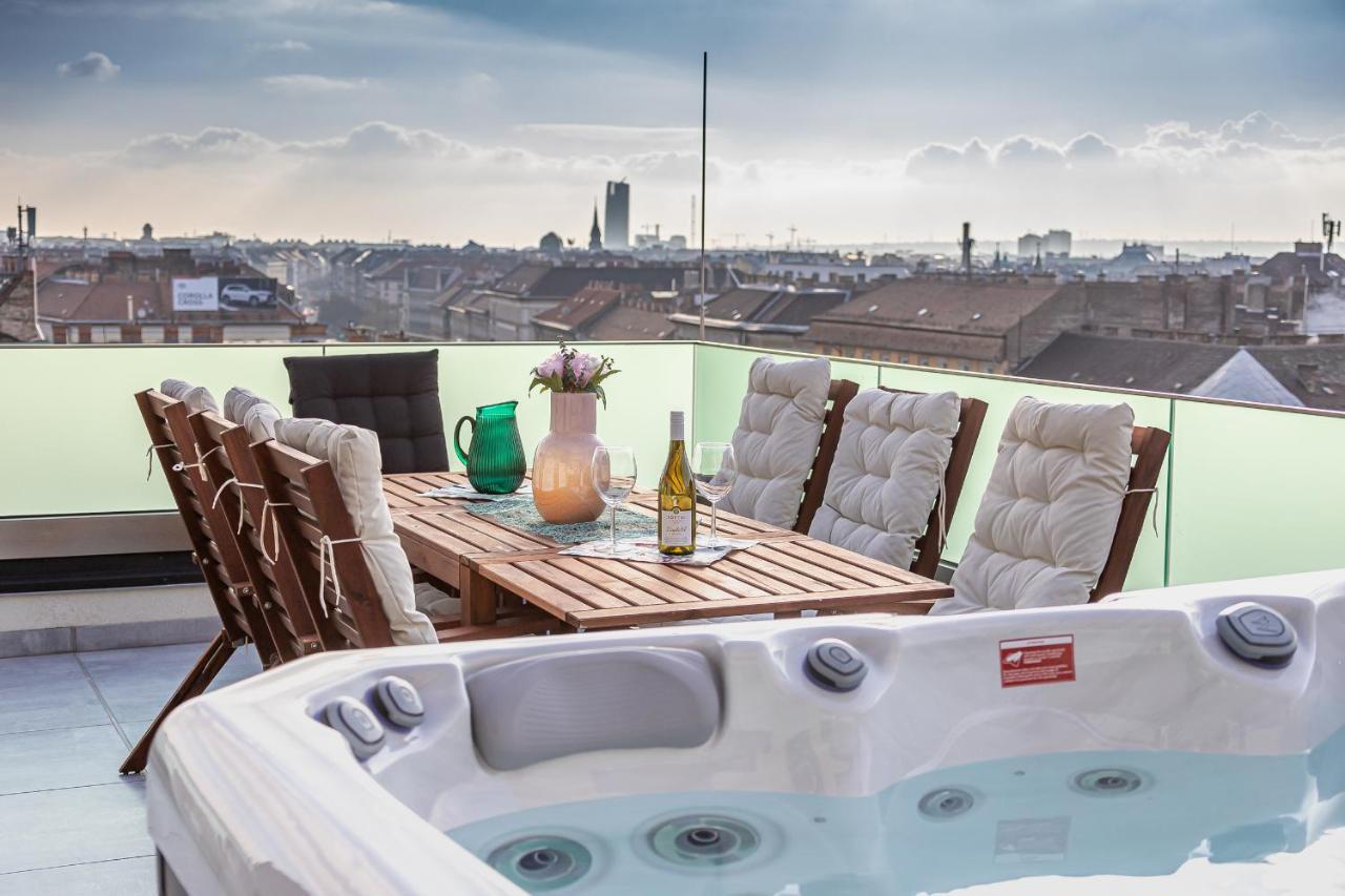 부다페스트 Centropolitan Penthouse #Jacuzzi #Freeparking 아파트 외부 사진